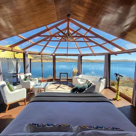 Uros Kay Pacha Lodge Puno Exteriör bild