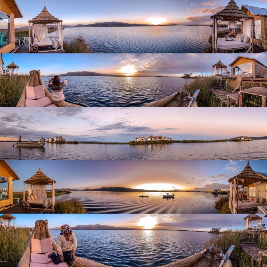 Uros Kay Pacha Lodge Puno Exteriör bild