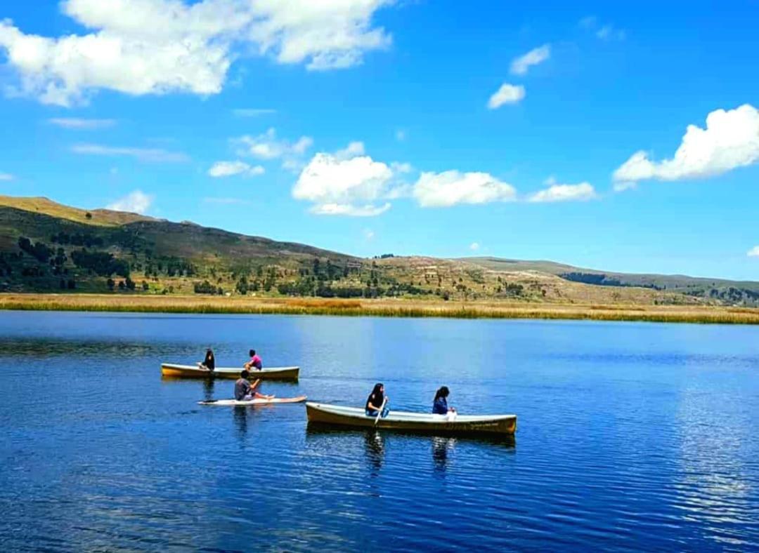 Uros Kay Pacha Lodge Puno Exteriör bild