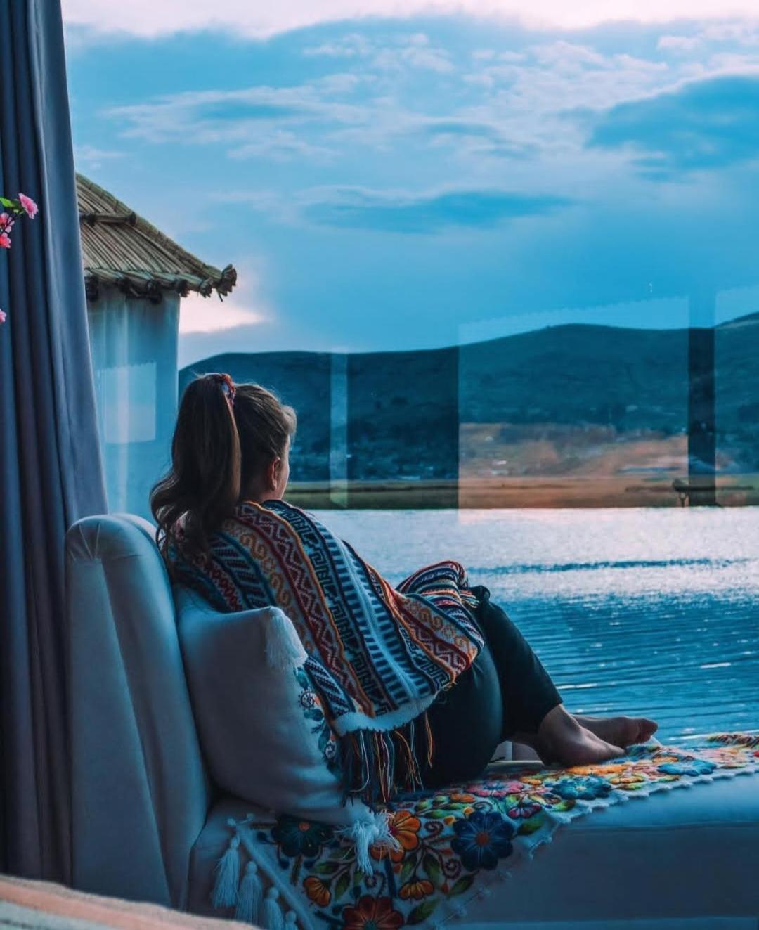 Uros Kay Pacha Lodge Puno Rum bild