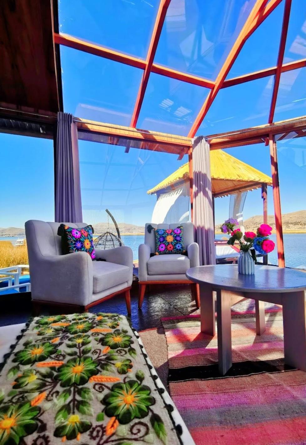 Uros Kay Pacha Lodge Puno Rum bild