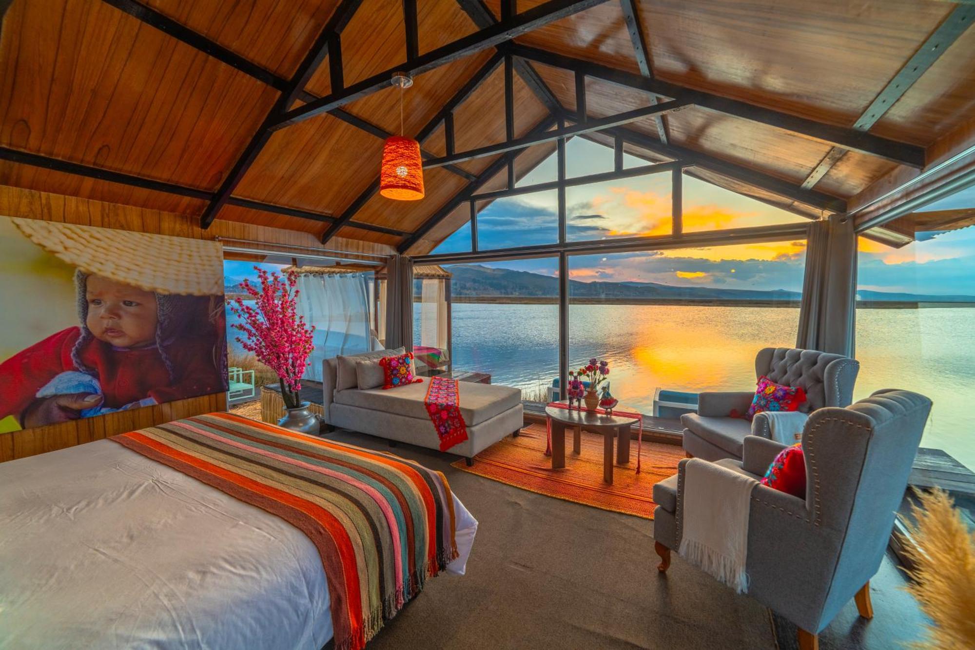 Uros Kay Pacha Lodge Puno Rum bild