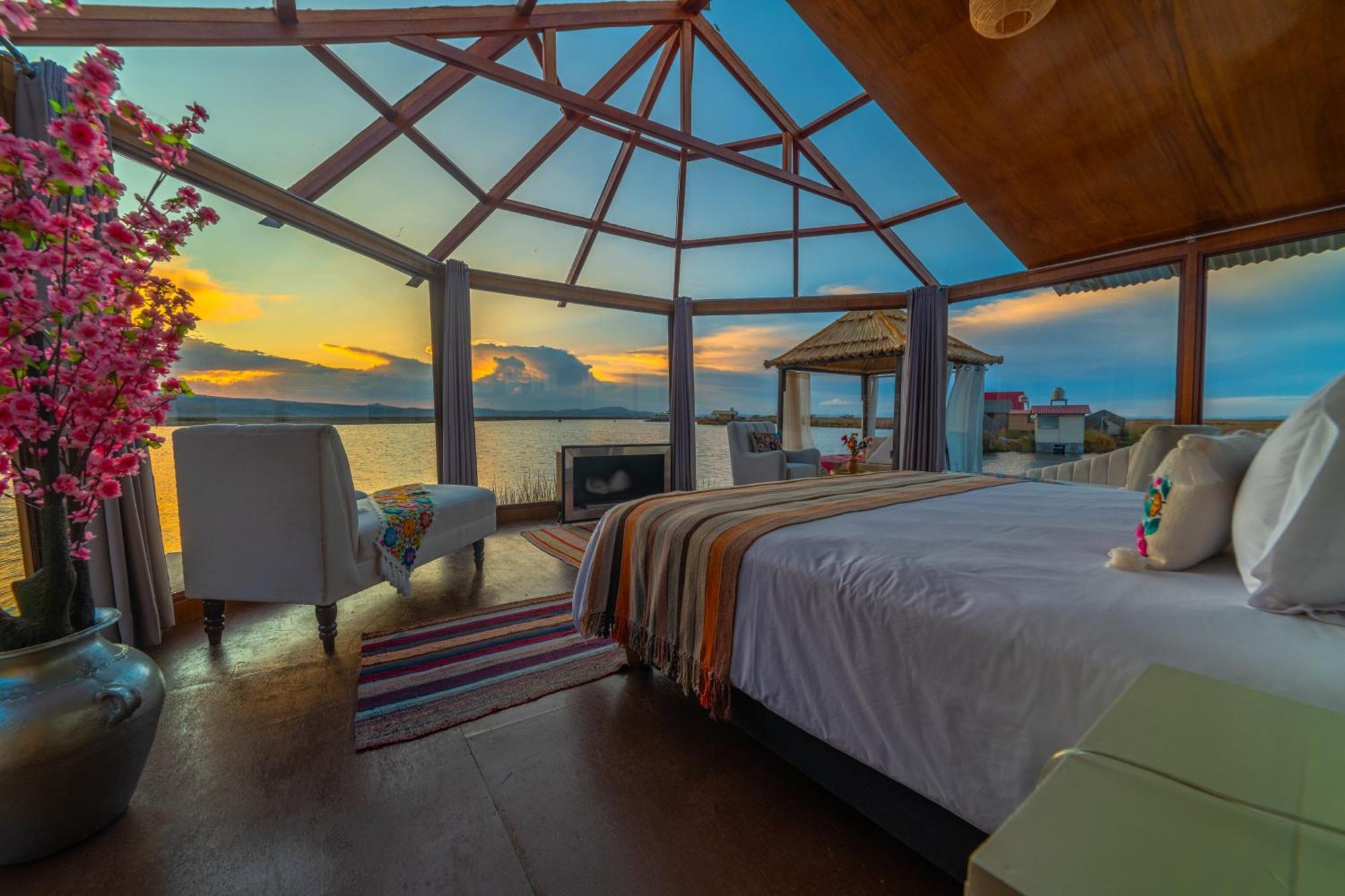 Uros Kay Pacha Lodge Puno Rum bild