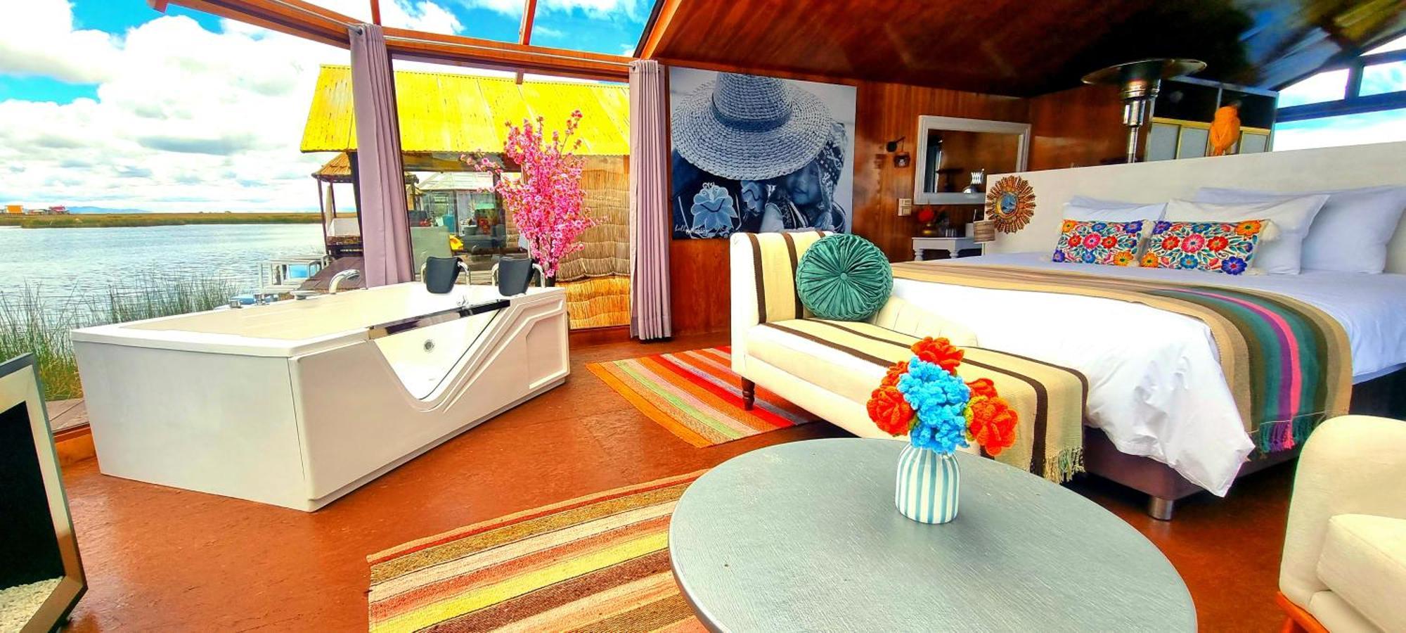 Uros Kay Pacha Lodge Puno Rum bild