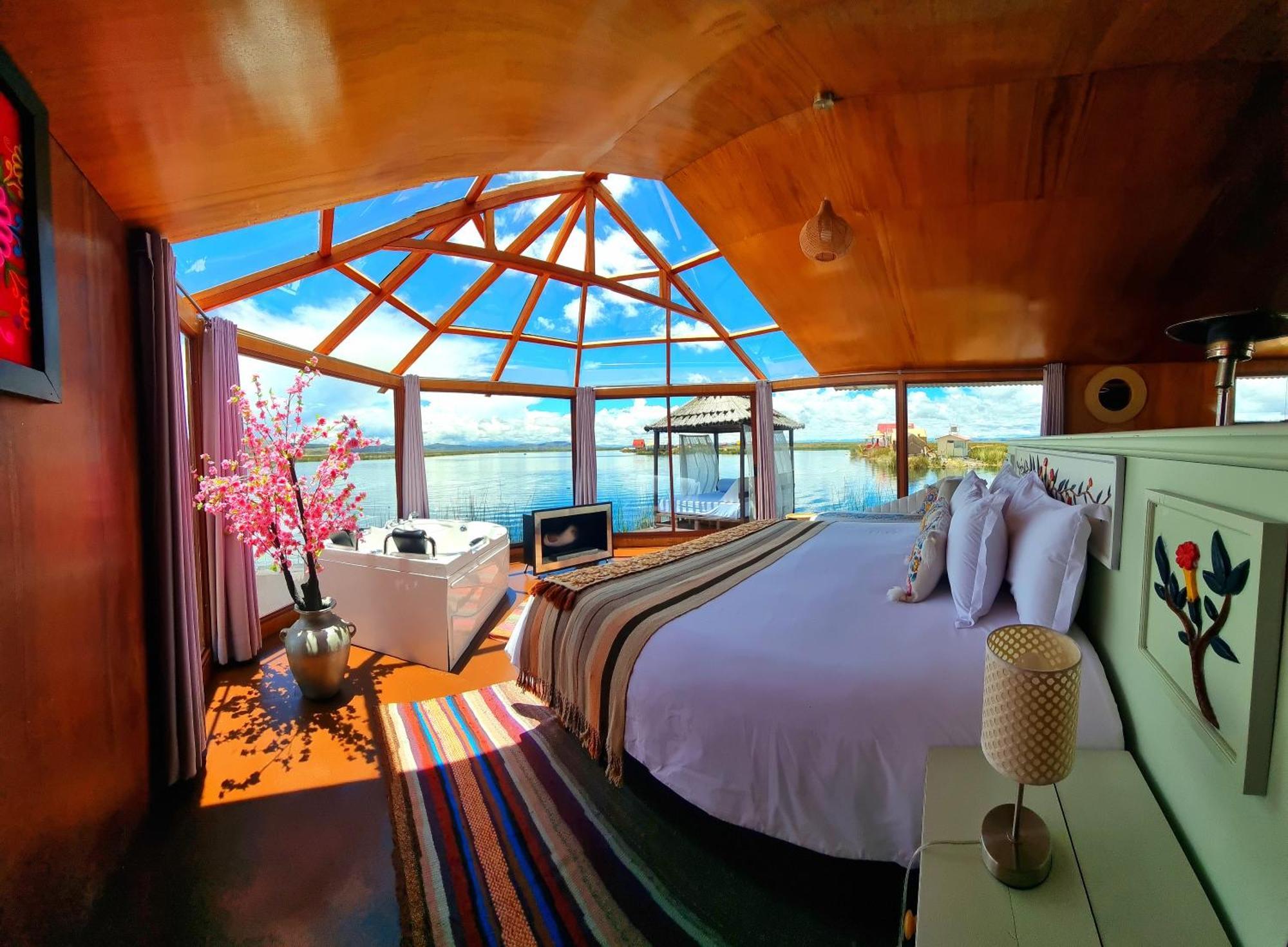 Uros Kay Pacha Lodge Puno Rum bild