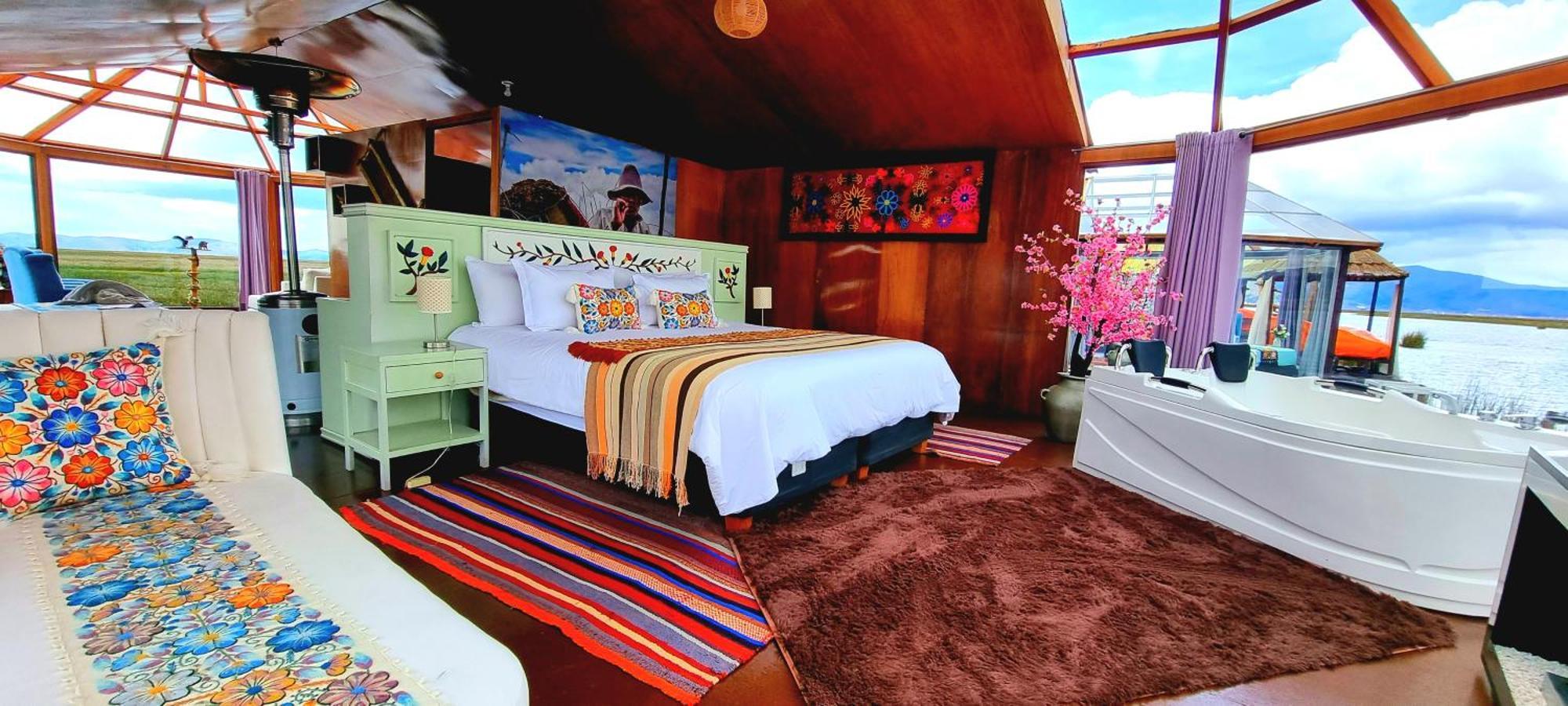 Uros Kay Pacha Lodge Puno Rum bild