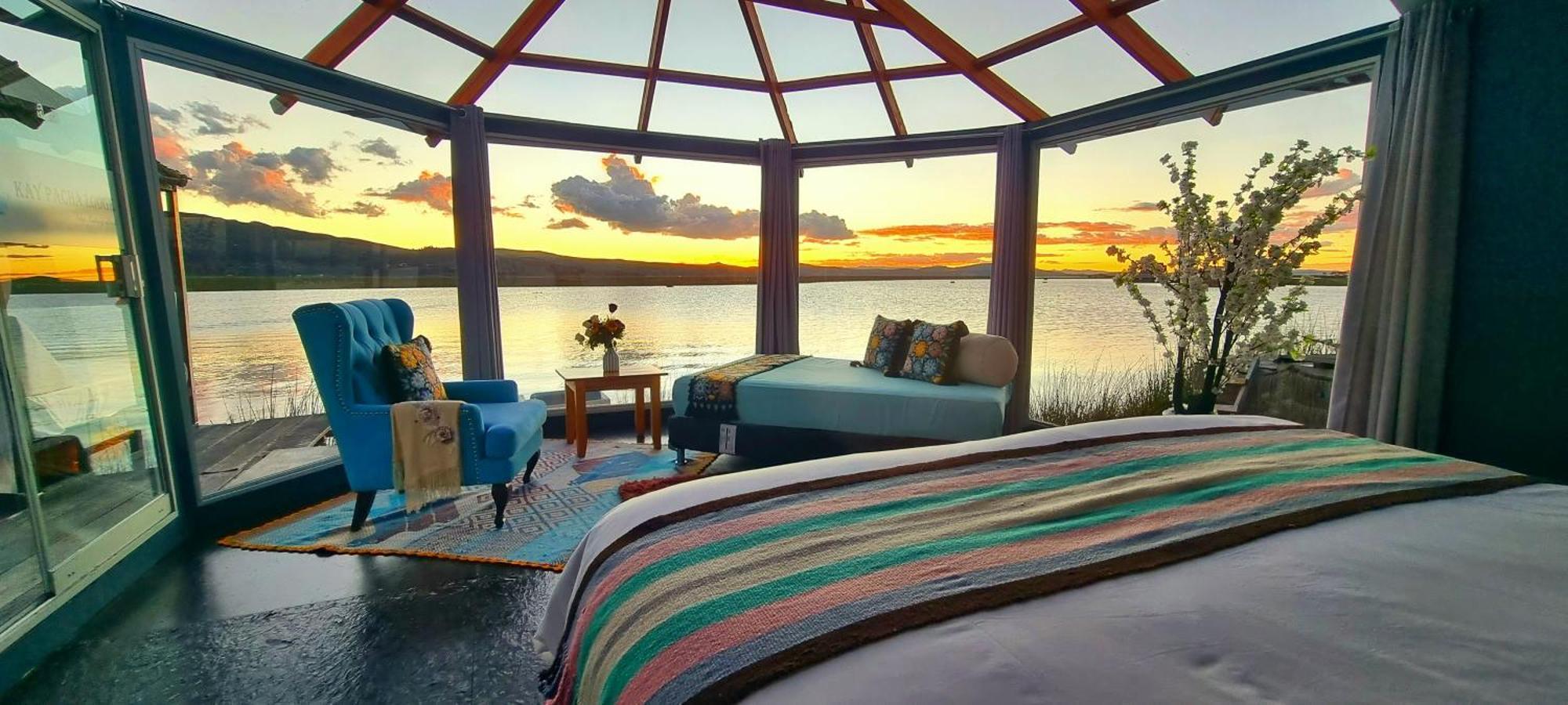 Uros Kay Pacha Lodge Puno Rum bild
